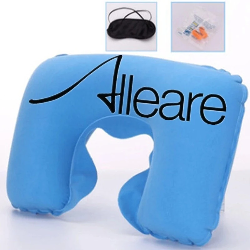 Neck Pillow, Sleep Mask, Ear Plug Set 1