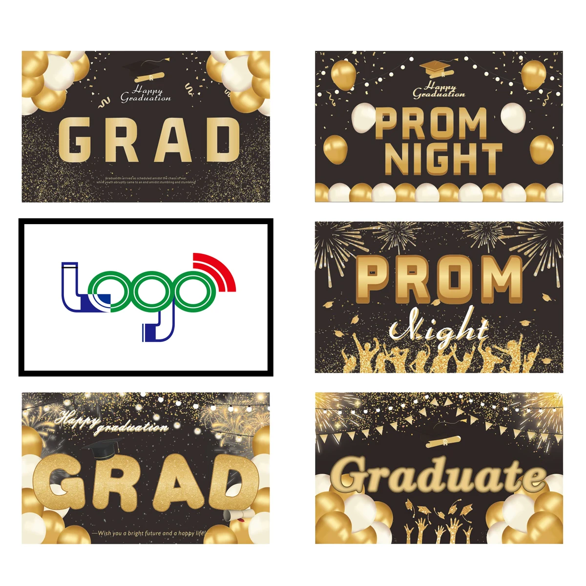 Congrats Grad Party Backdrop 1