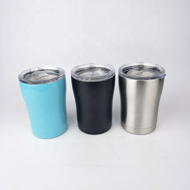 10 oz Stainless Steel Low Ball Tumbler with Lid
