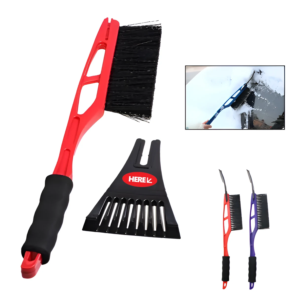 2-In-1 Snow Brush And Ice Scraper 1