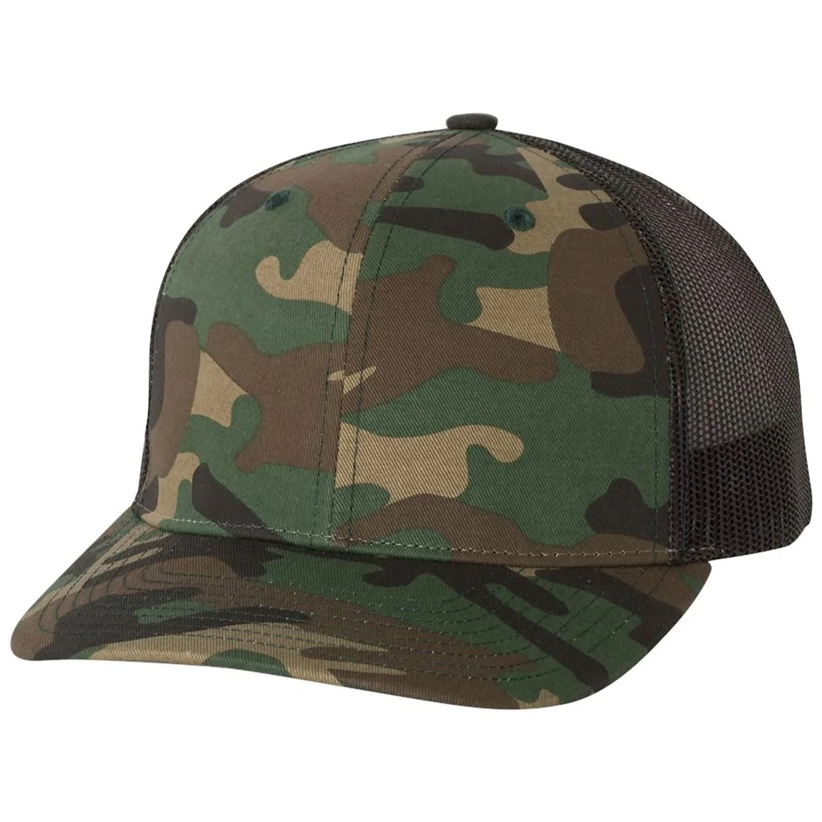 Richardson Patterned Snapback Trucker Cap 1