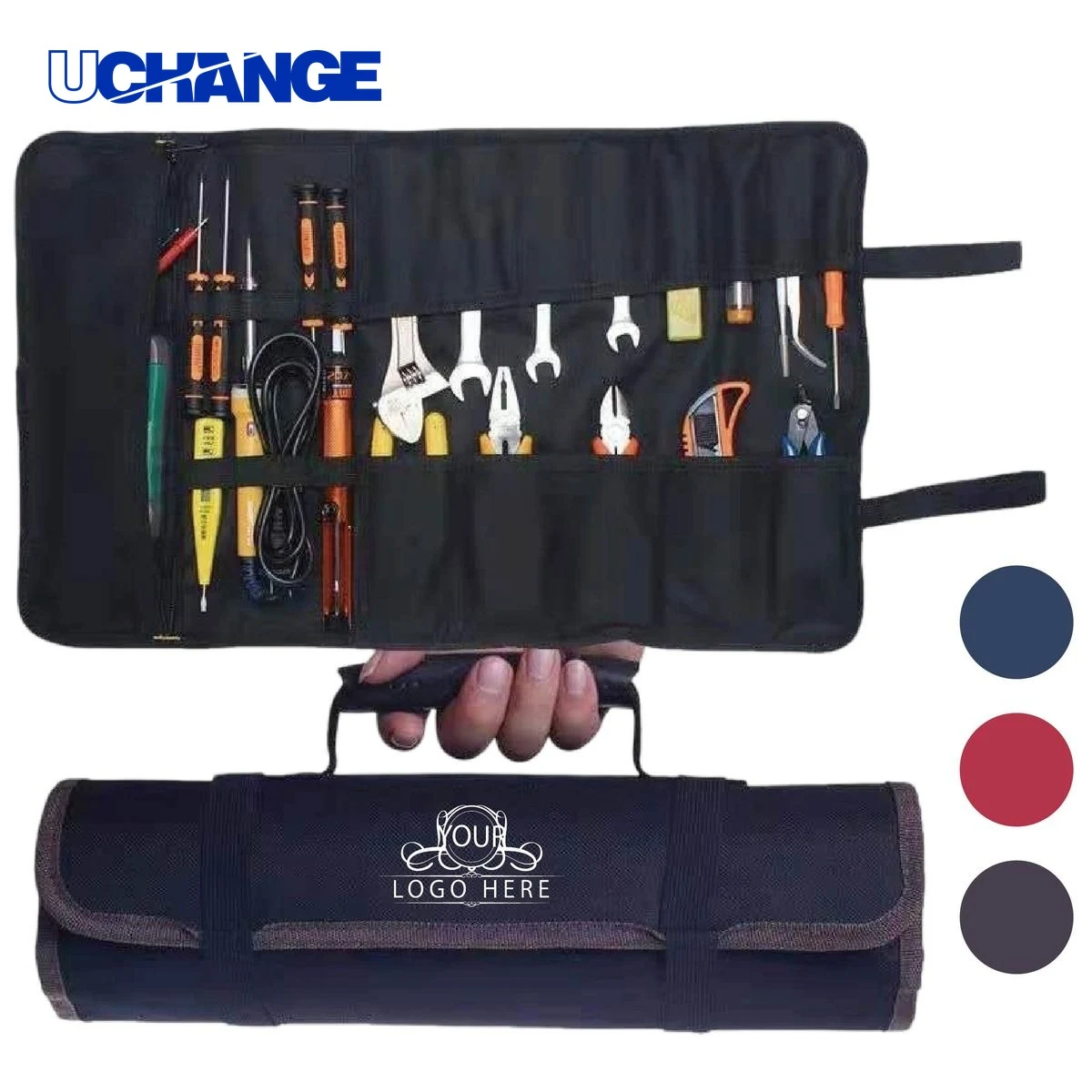 Oxford Cloth Roll-Up Tool Bag 1