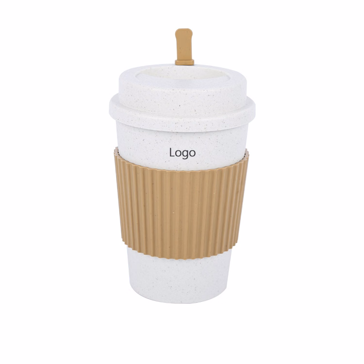 Natural Wheat Straw Insulated Coffee Cup