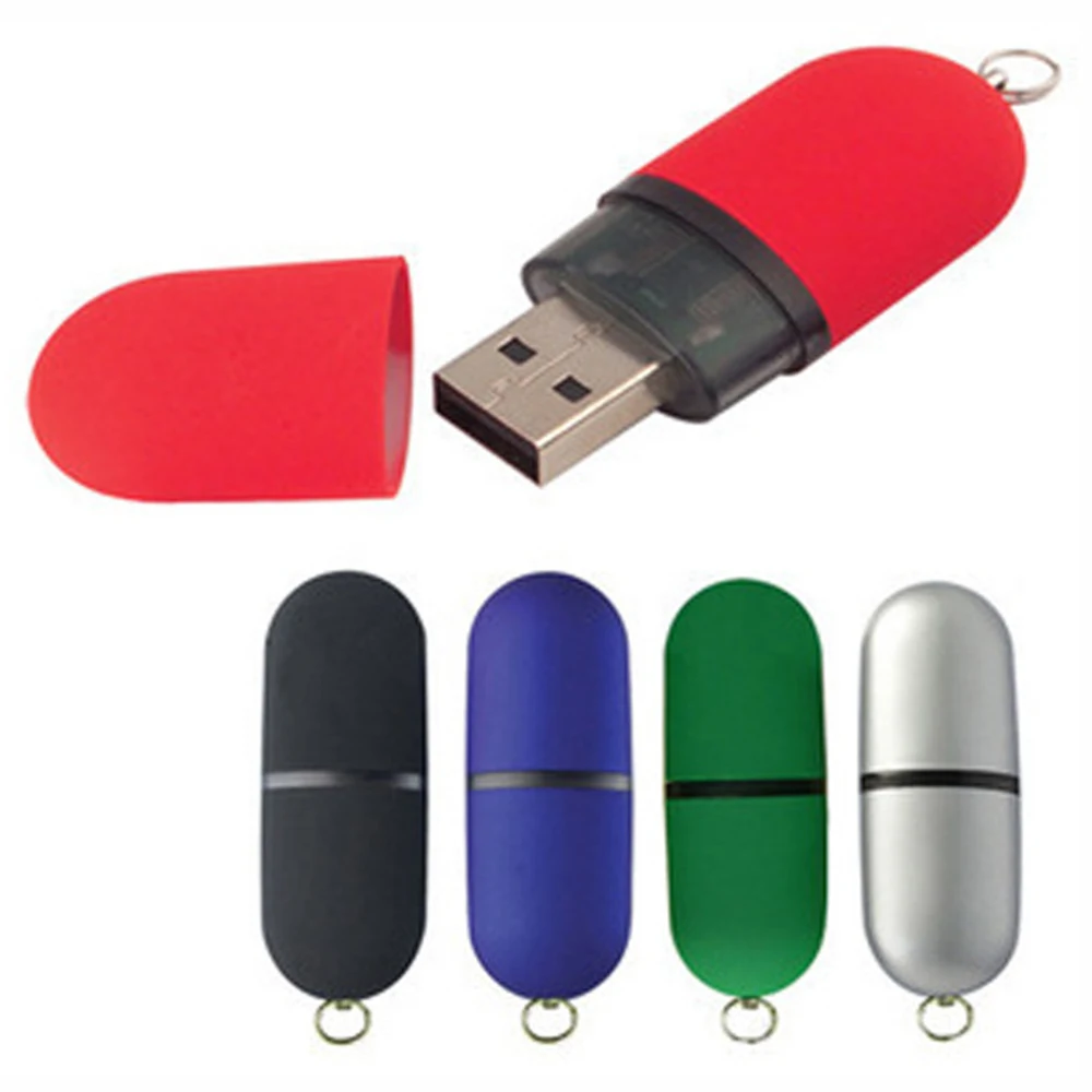 2 gb lipstick usb flash drive with key chains 1