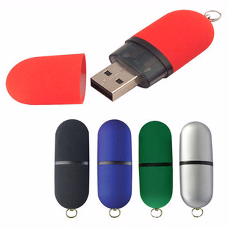 2 gb lipstick usb flash drive with key chains