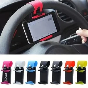 Universal Car Phone Holder Plastic Steering Wheel Mount 1