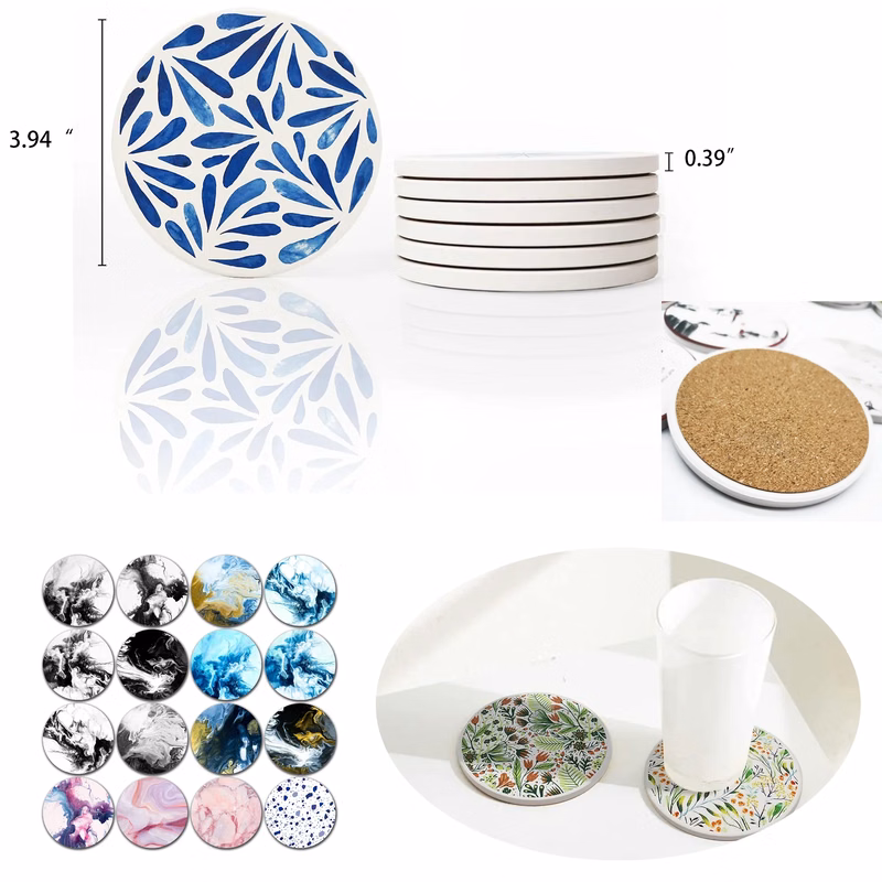 Circular Ceramic Coaster