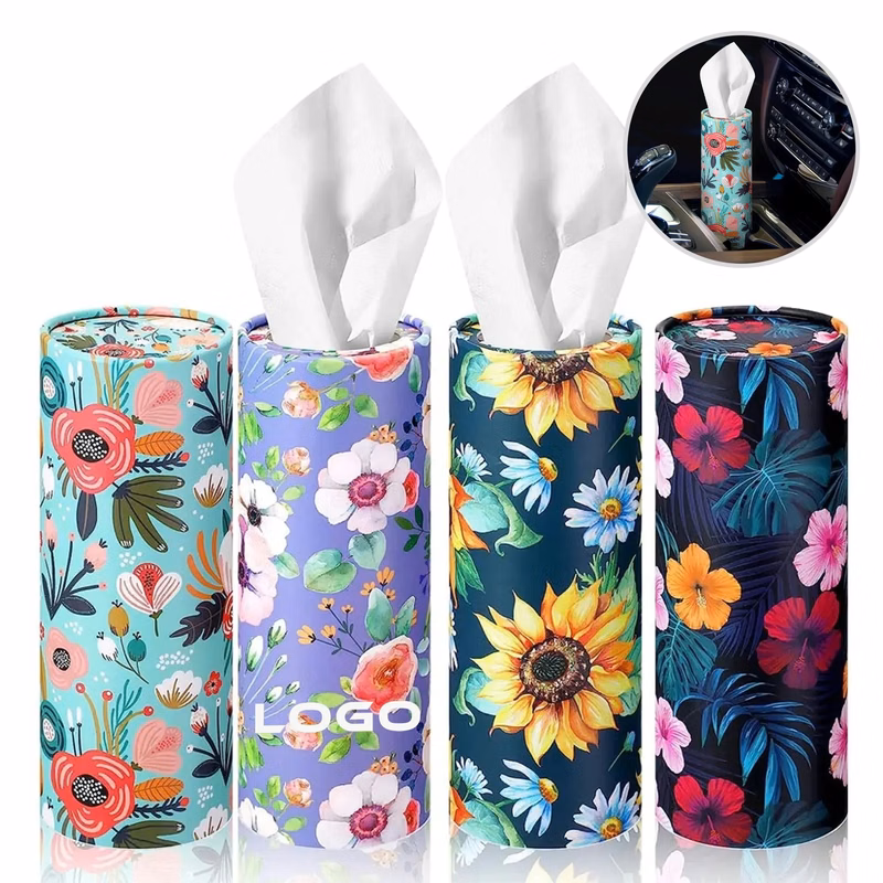 Full Color Car Cylinder Tissue Tube