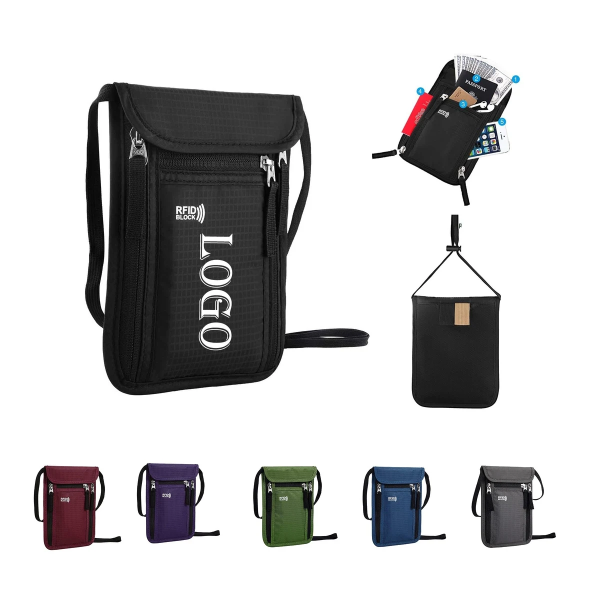 Travel Neck Passport Pouch 1