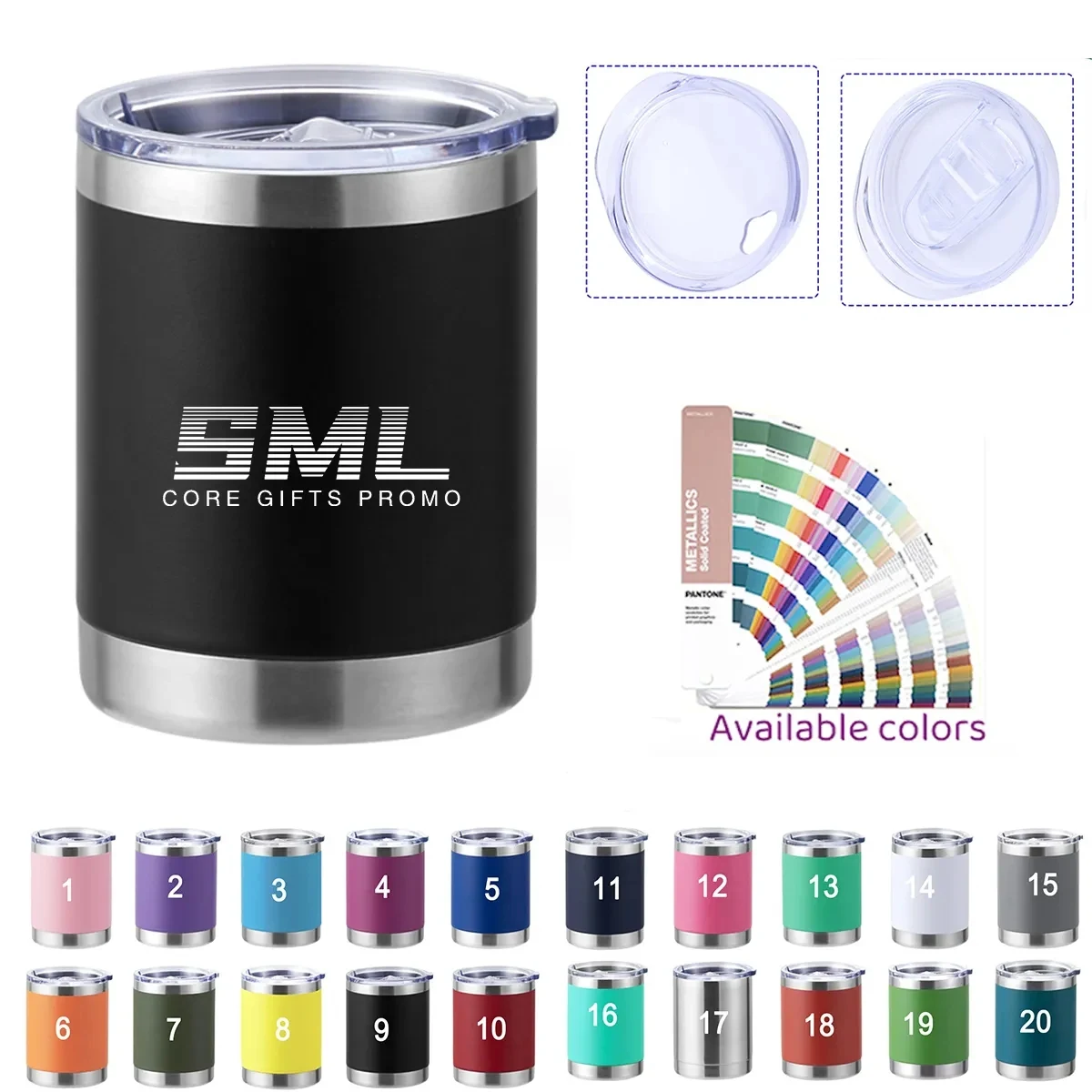 10oz Whiskey Insulated Stainless Steel Glasses 1