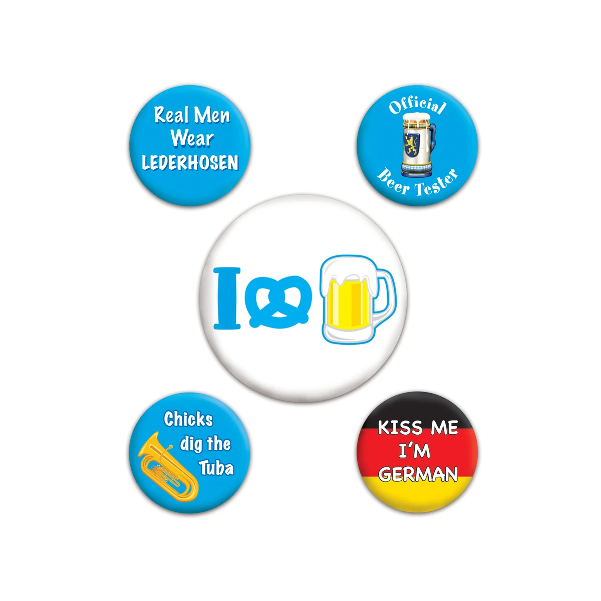 Oktoberfest Party Button 1