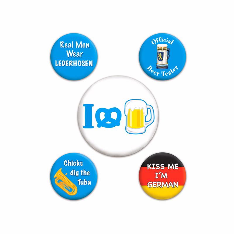 Oktoberfest Party Button