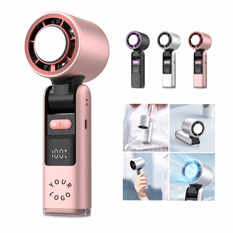 100-Speed High-Power Handheld Fan with Long Battery