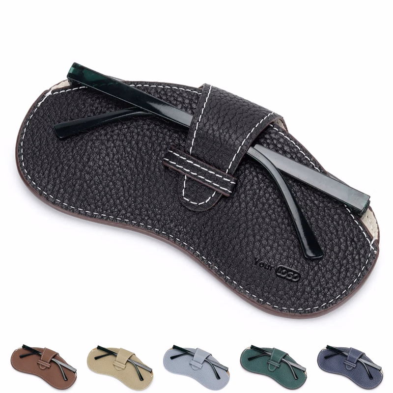 Genuine Leather Sunglasses Storage Bag
