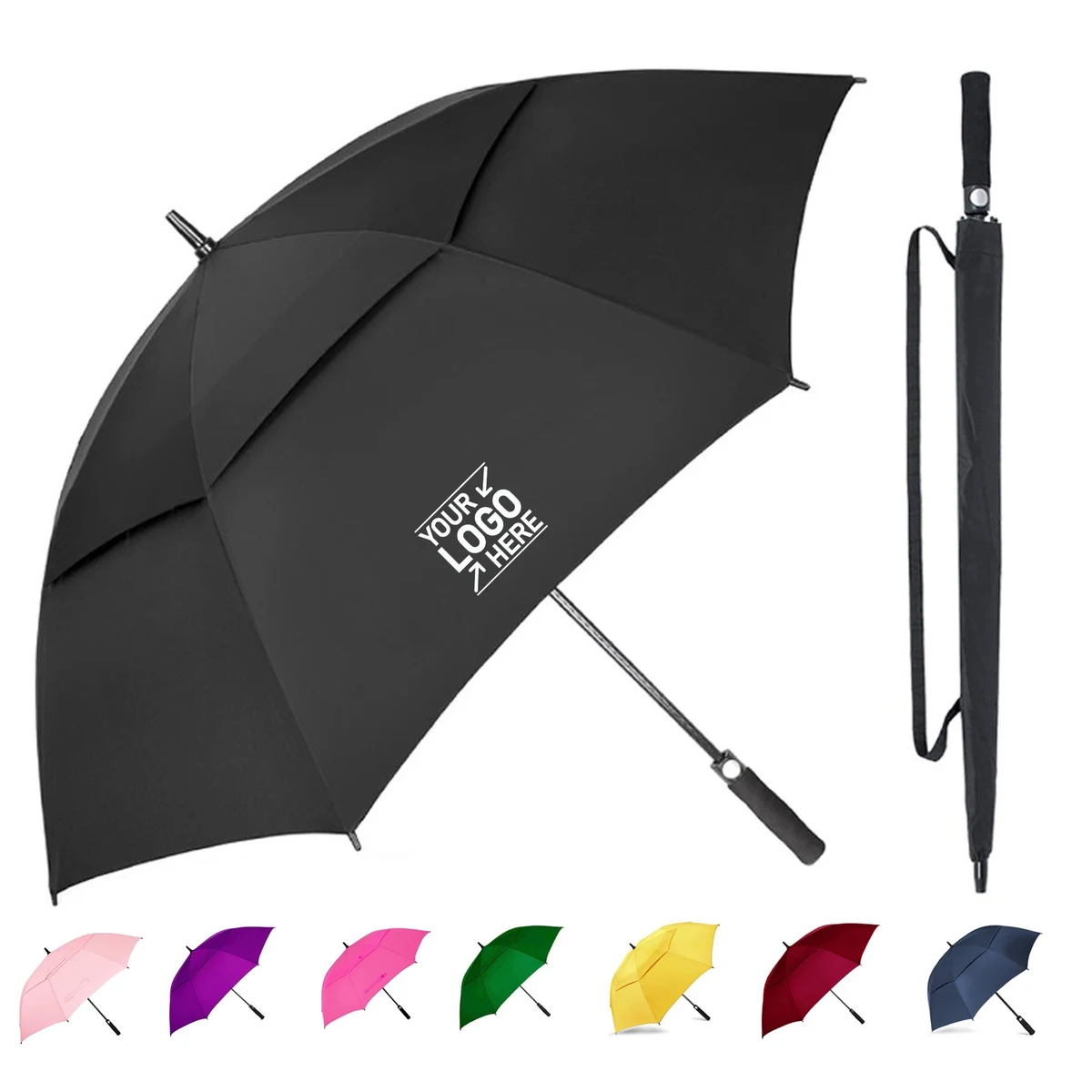 30" Automatic Open Golf Umbrella 1