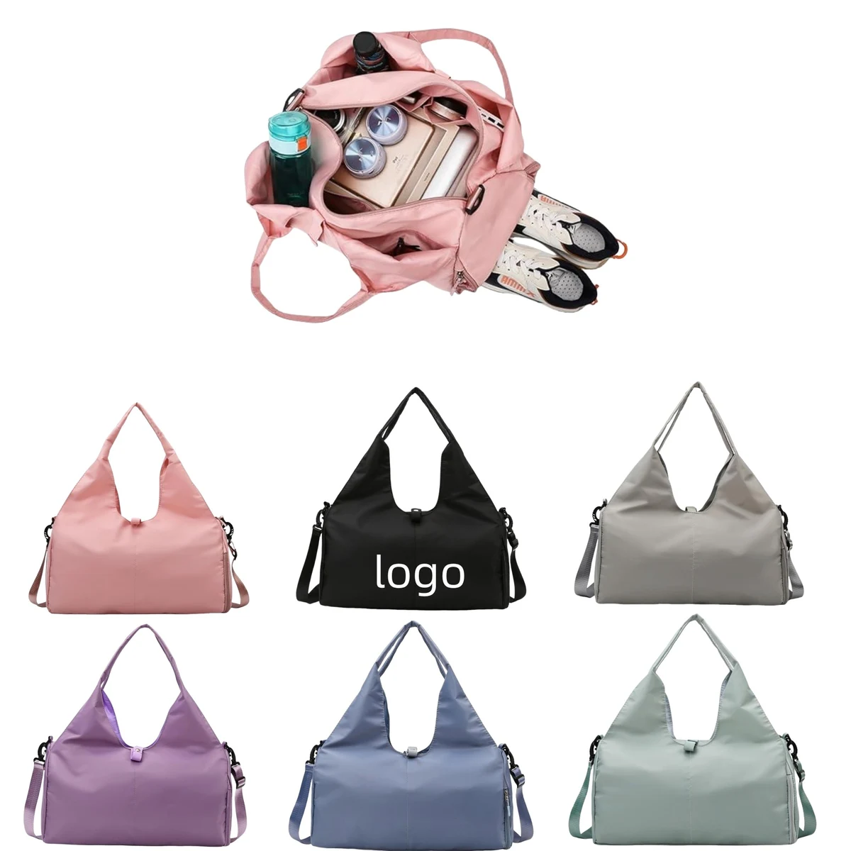 Fitness Bag with Wet Dry Separation 1