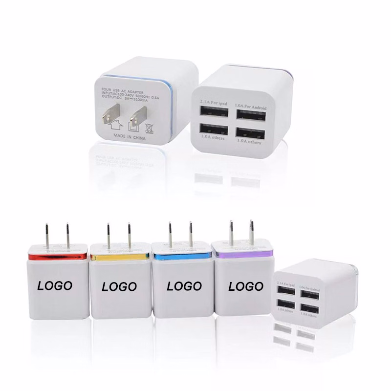 4 USB Ports Wall Charger