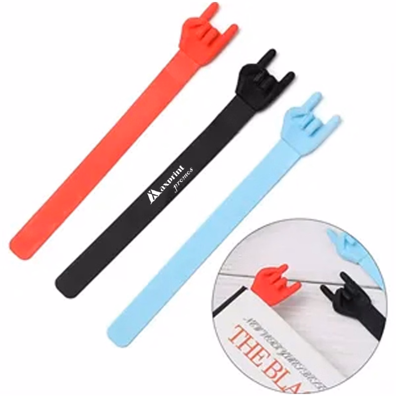 Customized Silicone Finger Bookmark