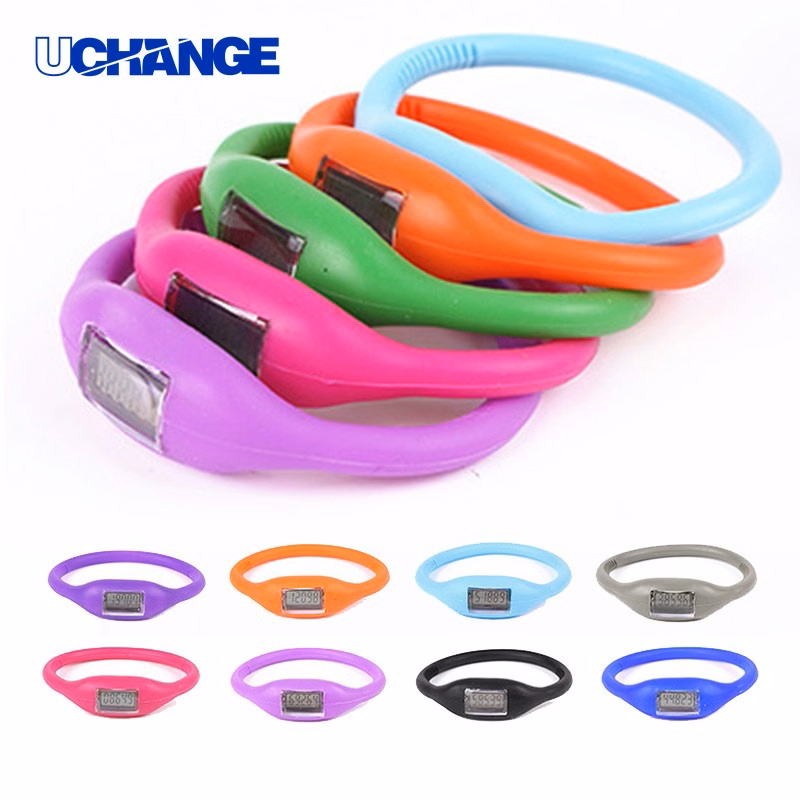 Silicone Bracelet Pedometer Wristband