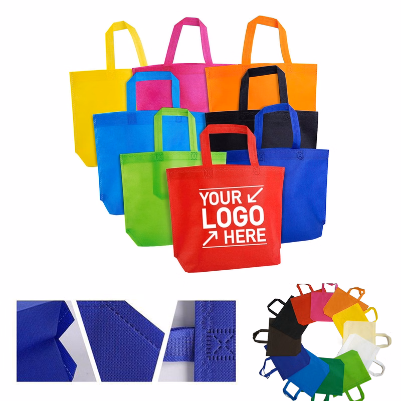 Non-Woven Fabric Tote Bags Eco-Friendly No Side