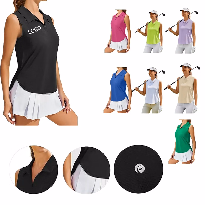 Women's Golf Sleeveless Sports T Shirt