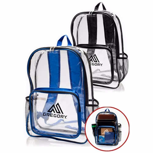PVC Backpack with Pocket