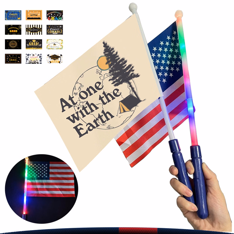 National Hand LED Flag