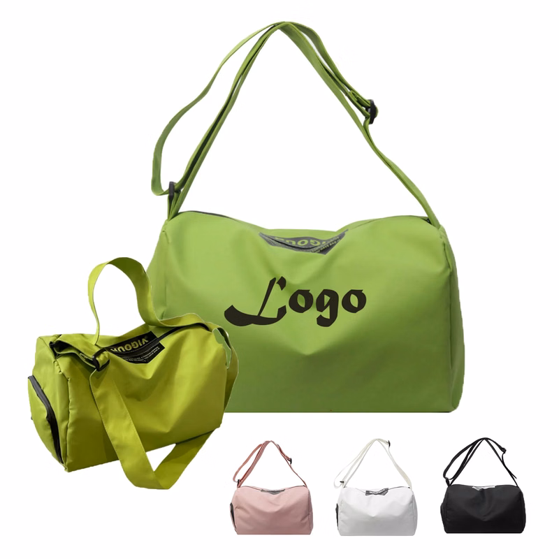 Large Waterproof Oxford Duffel Bag With Wet Dry Compartments