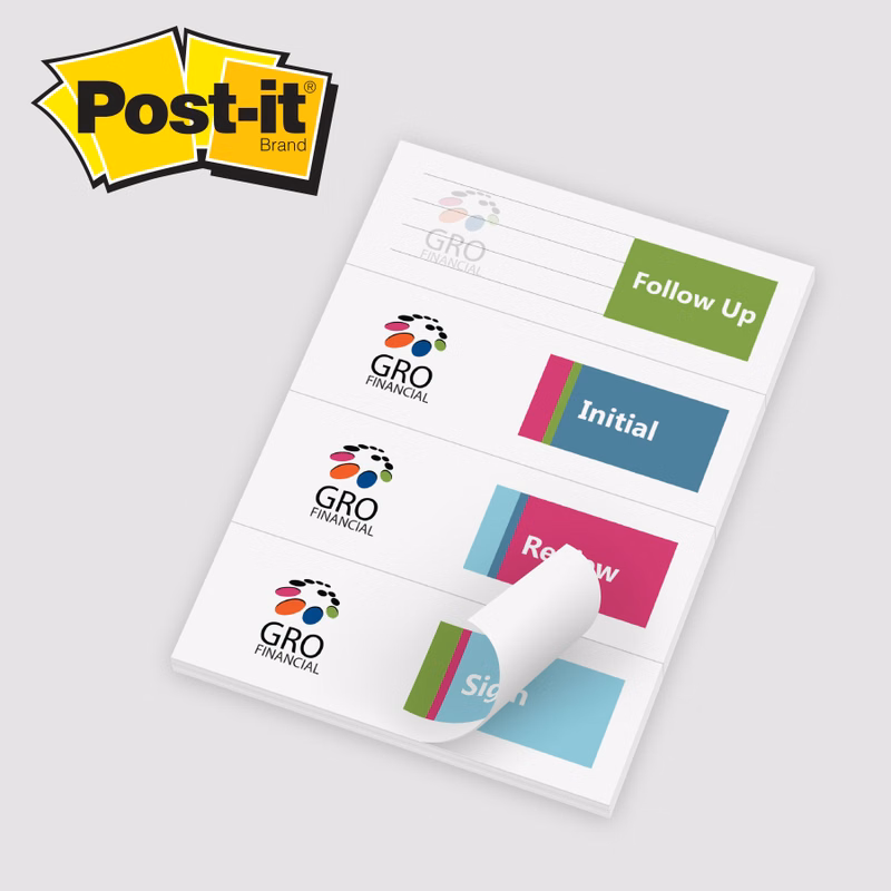Post-it? Notes as Custom Printed Page Markers - 3 x 4