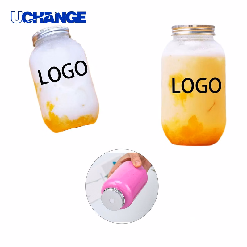 Disposable Plastic Milk Tea Bottle Container