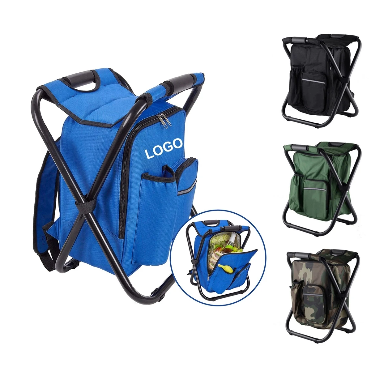 Insulated Cooler Backpack Chair 1
