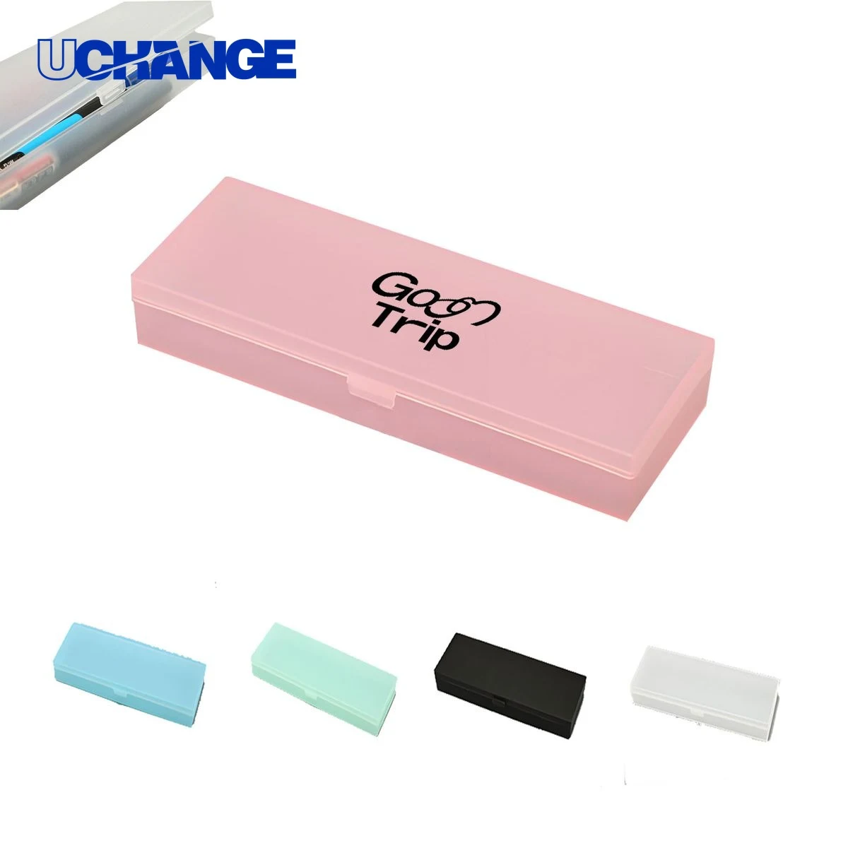 Transparent Plastic Pencil Case 1