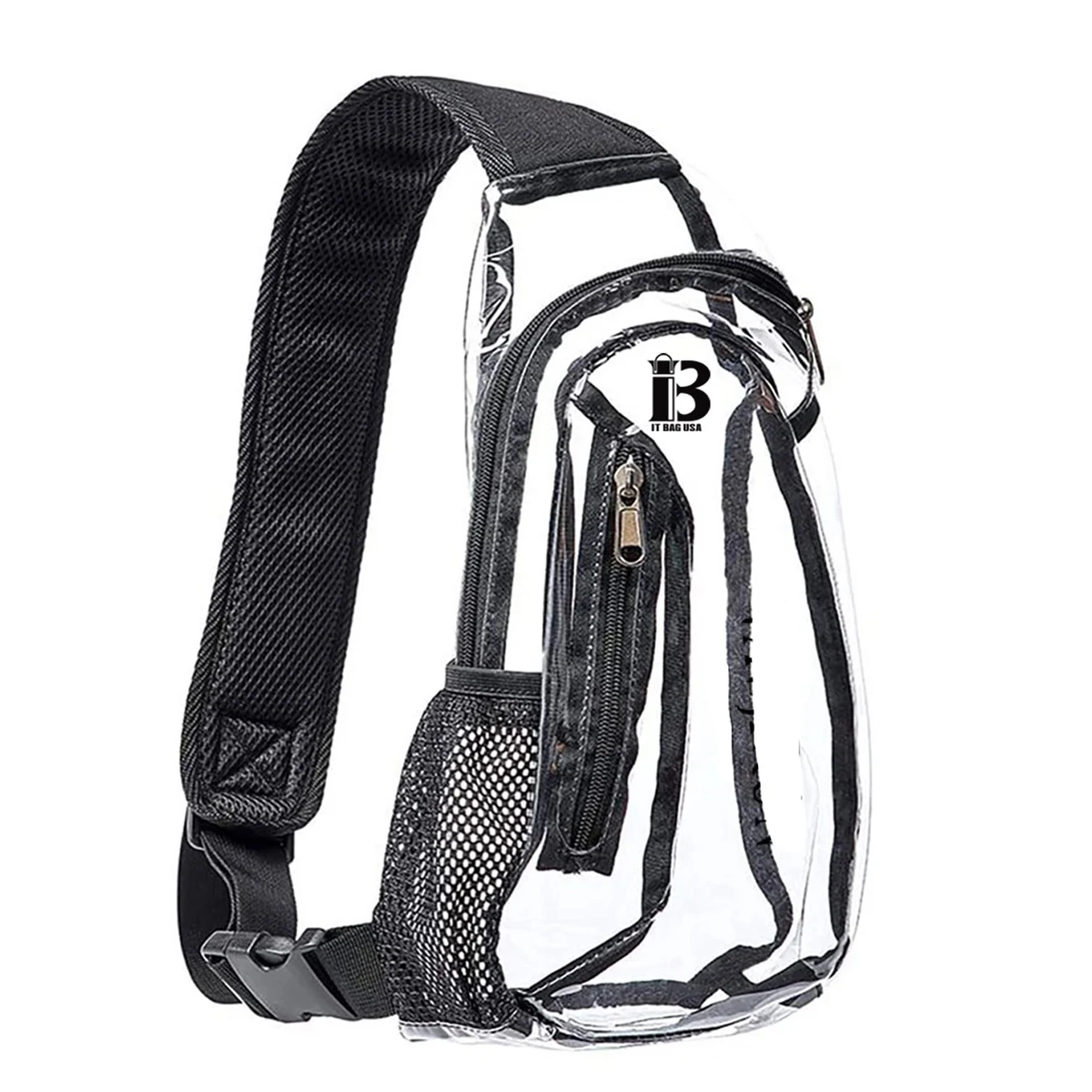 Clear Sling Bag Single shoulder Chest Crossbody pack 1