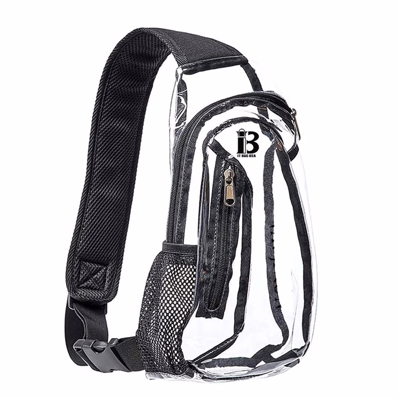 Clear Sling Bag Single shoulder Chest Crossbody pack