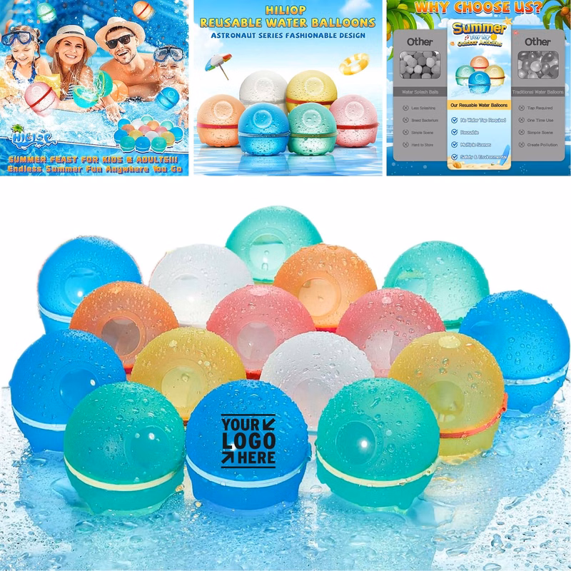 Kids Adults Outdoor Reusable Lightweight Magnetic Silicone Water Balloon