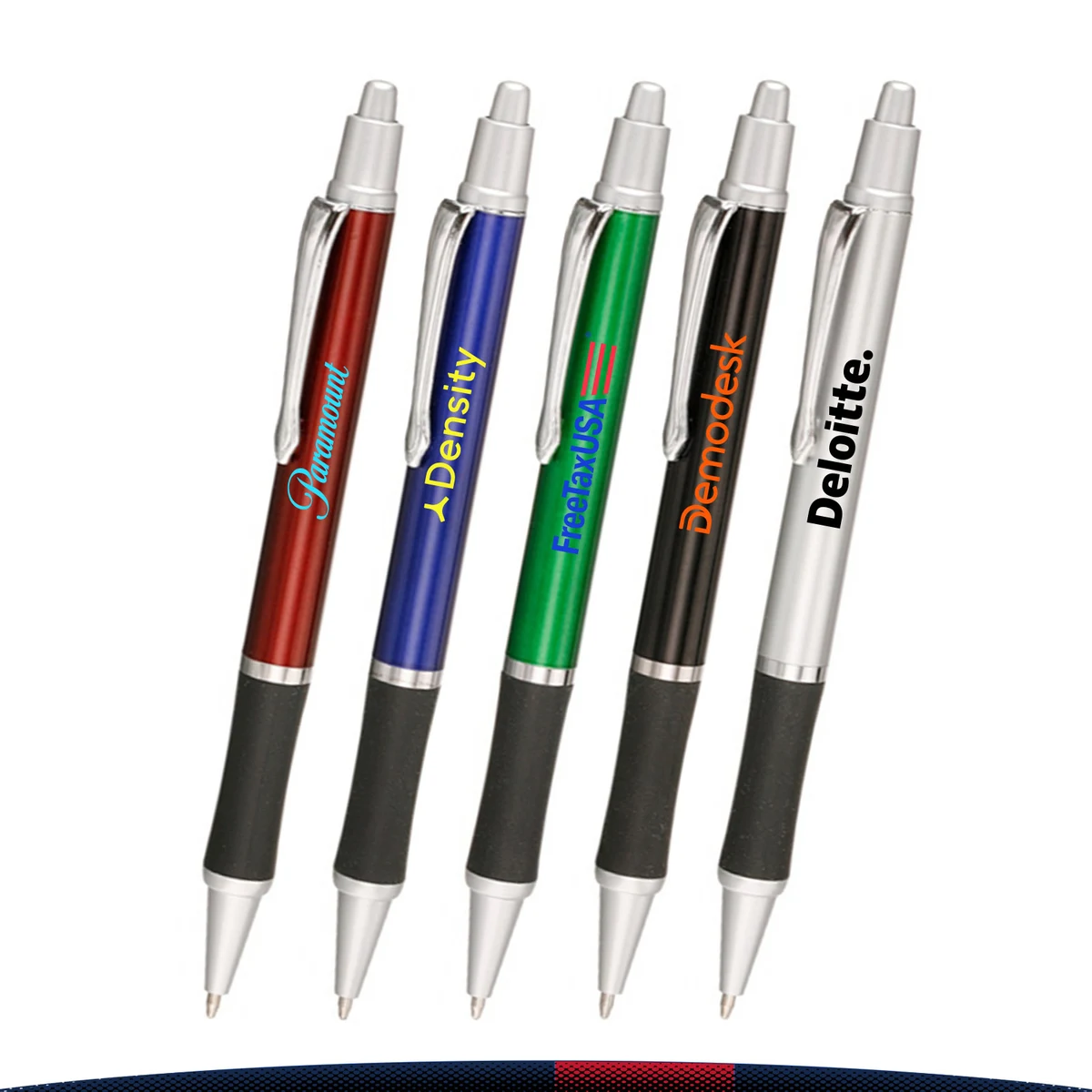 Noah Rubber Grip Ballpoint Pens 1