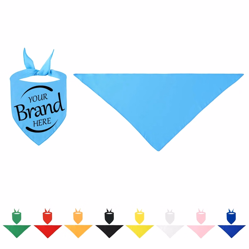 Pet Solid Triangle Bandanna