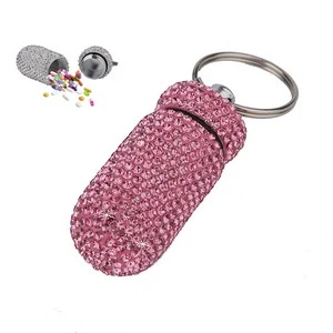Decorative Keychain Pill Case 1