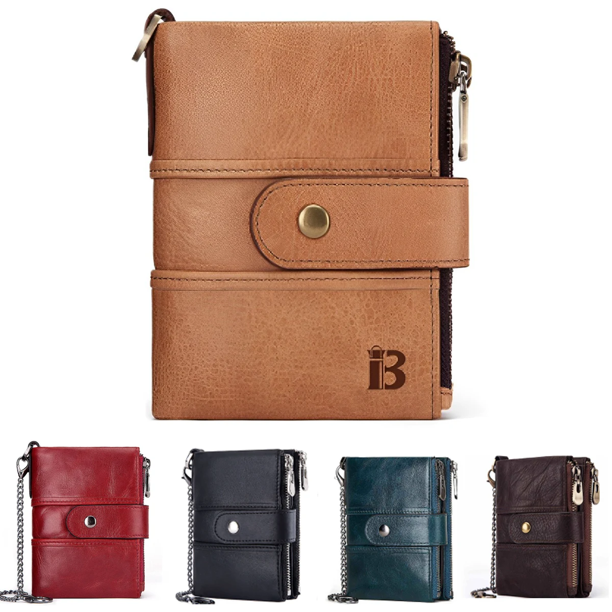 Multifunction Retro Genuine Leather Wallet 1