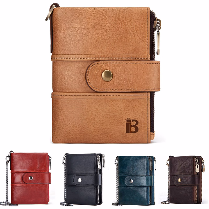 Multifunction Retro Genuine Leather Wallet