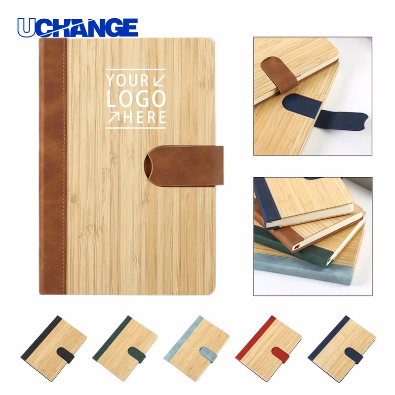 Notebook Journal with Bamboo PU Cover