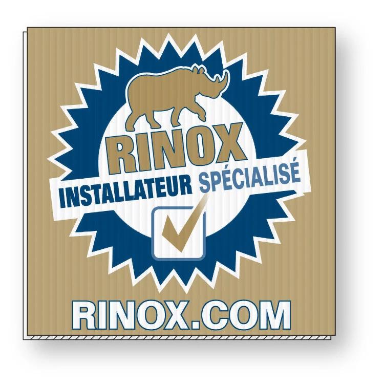 5/32" White Coroplast Sign, 11.25" x 11.25" Rectangle, Full Colour 1