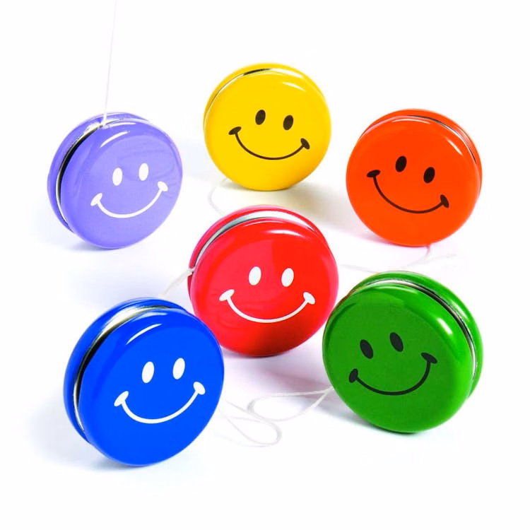 Smile Face Yo-Yos 2" - Assorted