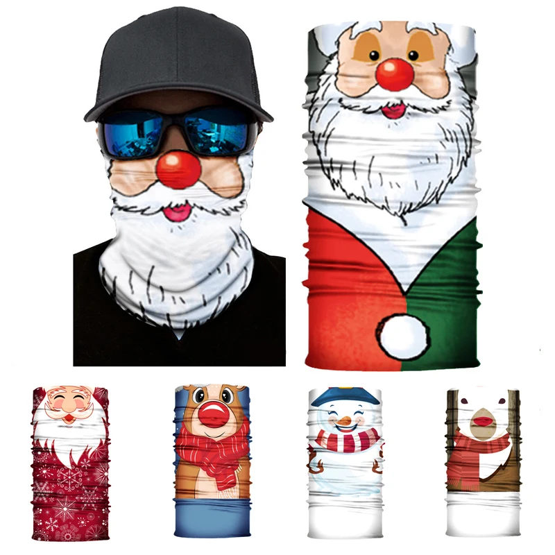 Christmas Seamless Bandana Neck Warmer 1