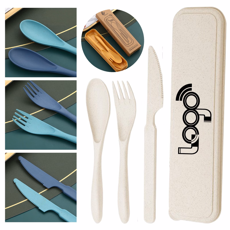 Reusable Wheat Straw Dining Set
