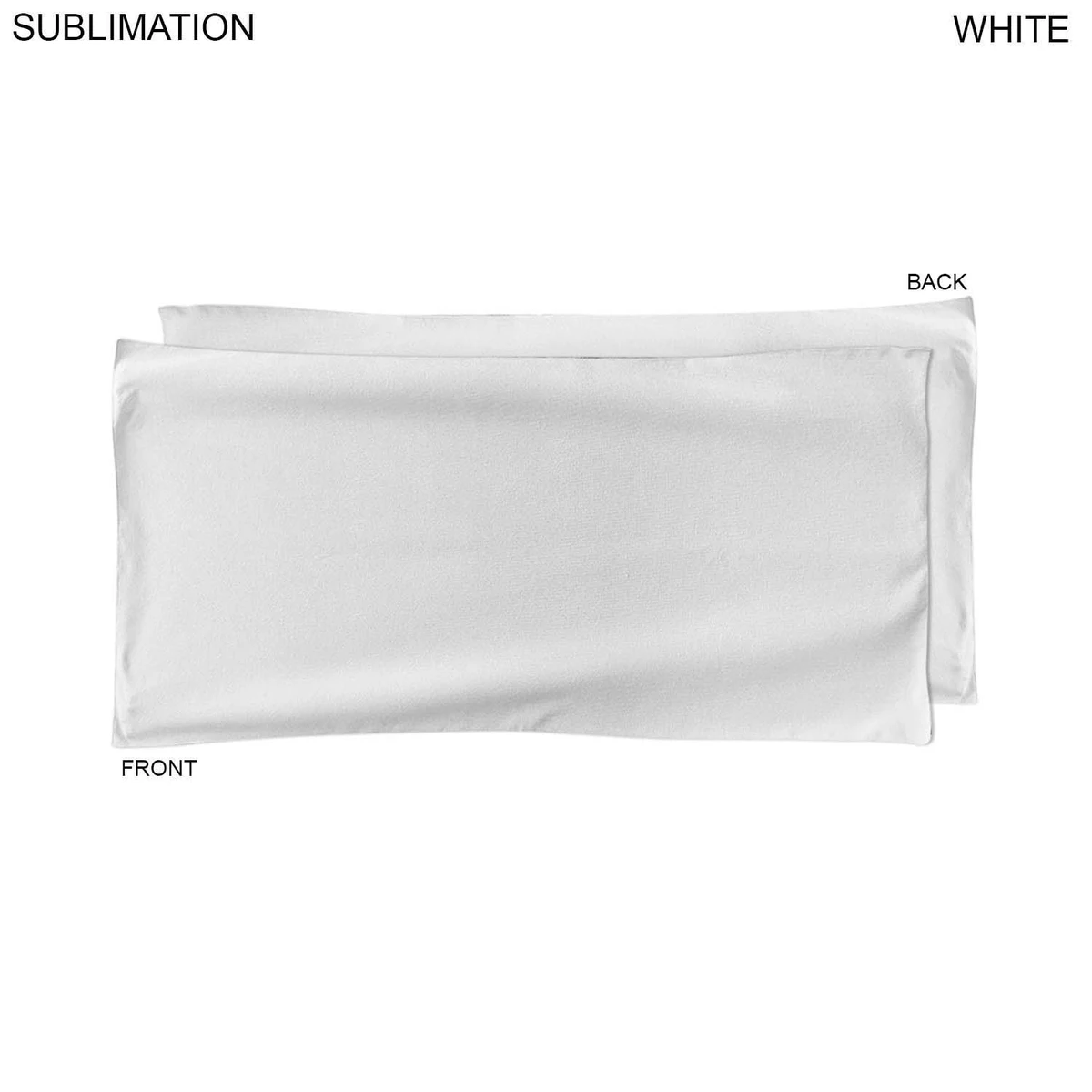 Absorbent Microfiber Dri-Lite Terry White Pool Towel 20x40, Blank Only 1