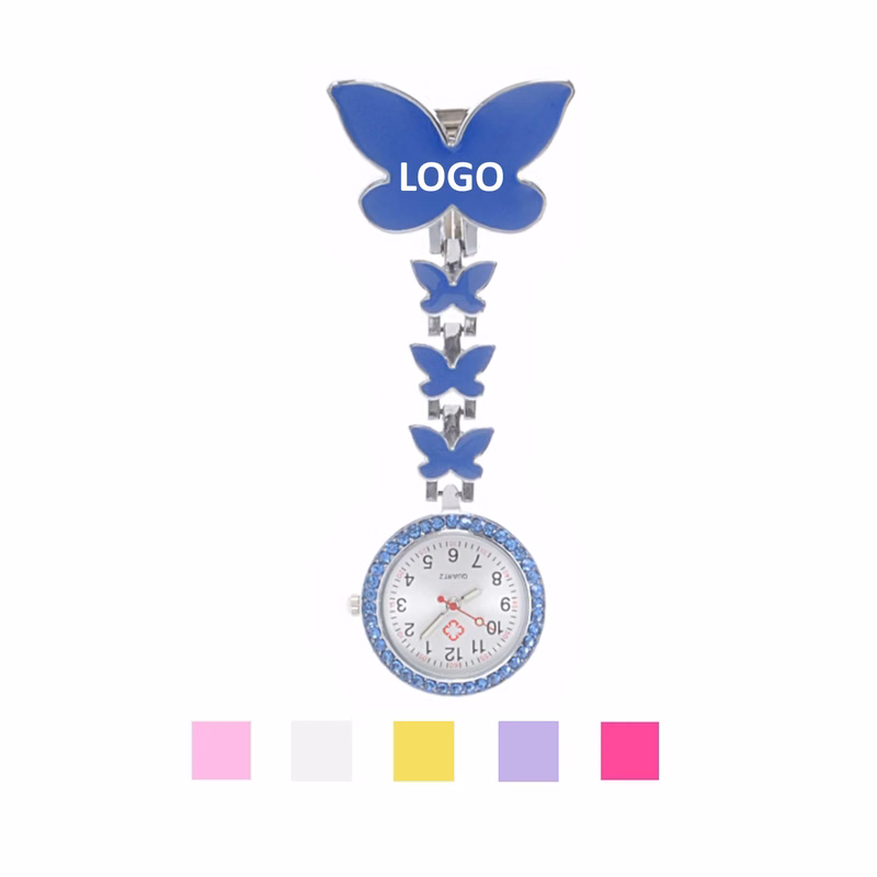 Pocket Watch Butterfly Shape Nurse Watch
