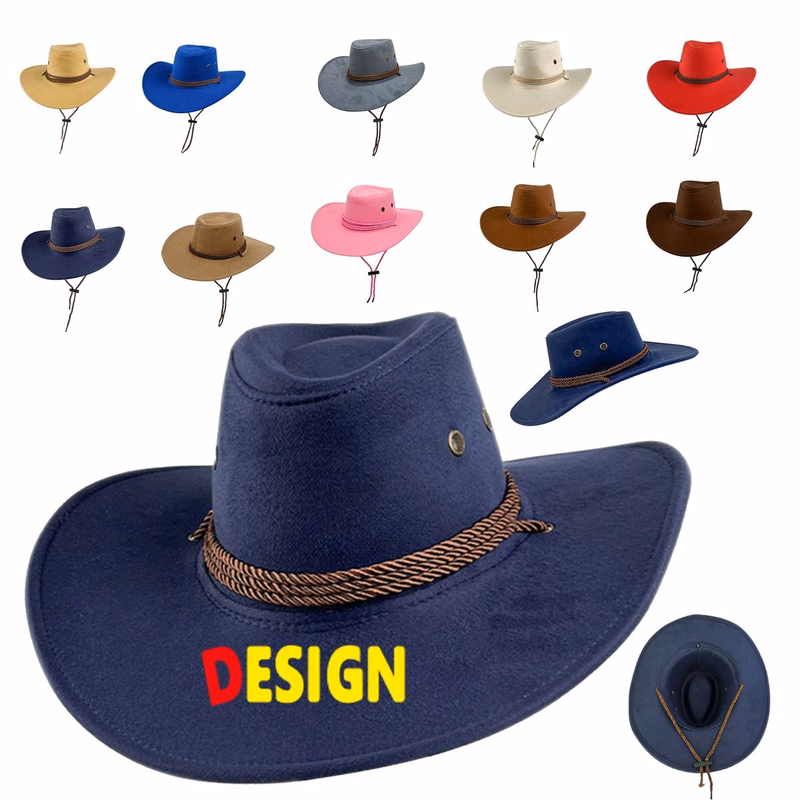 Double-Sided Suede Cowboy Hat