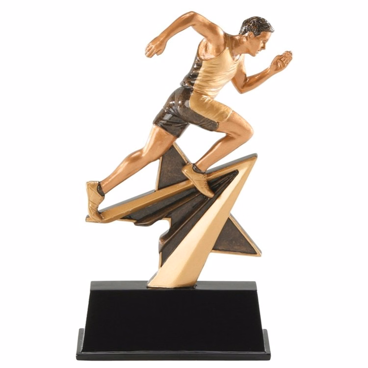 Track-Male Star Power Resin Figure