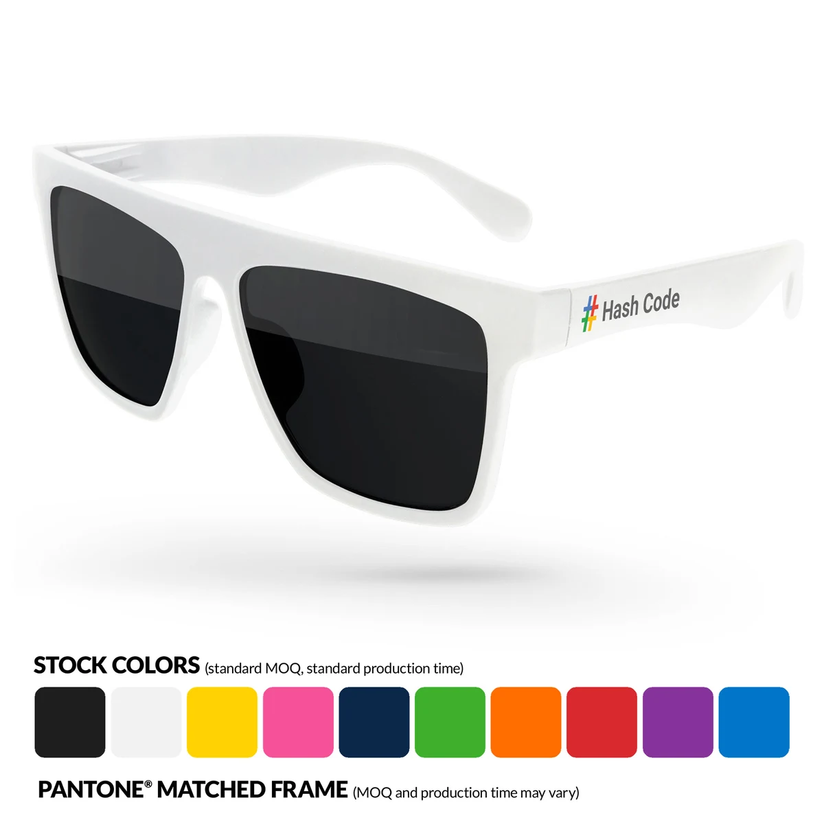 Laser Promotional Sunglasses w/ Full-color Temple Imprint 1